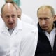 Yevgeny Prigozhin and Russian President Vladimir Putin